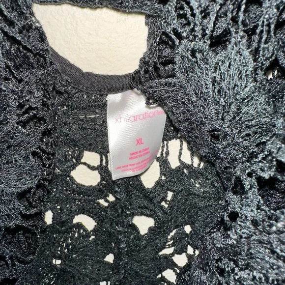 Xhilaration Vintage Lace Floral Swim Cover - Picture 2 of 7